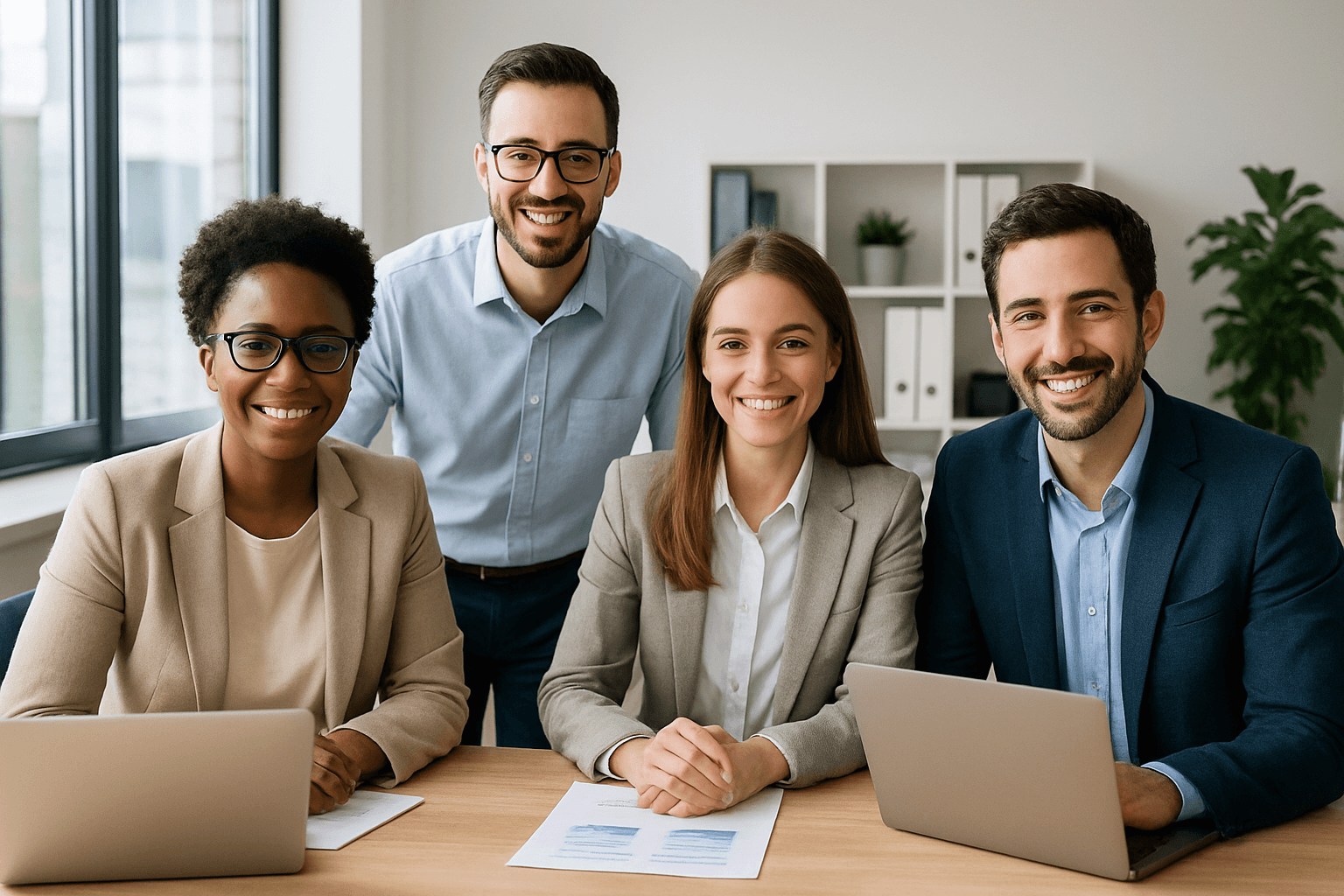 Software Engineer smiles on meeting with you